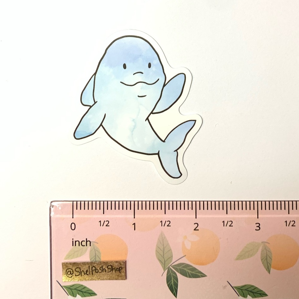 Whale Vinyl Sticker - Picture 2 of 2